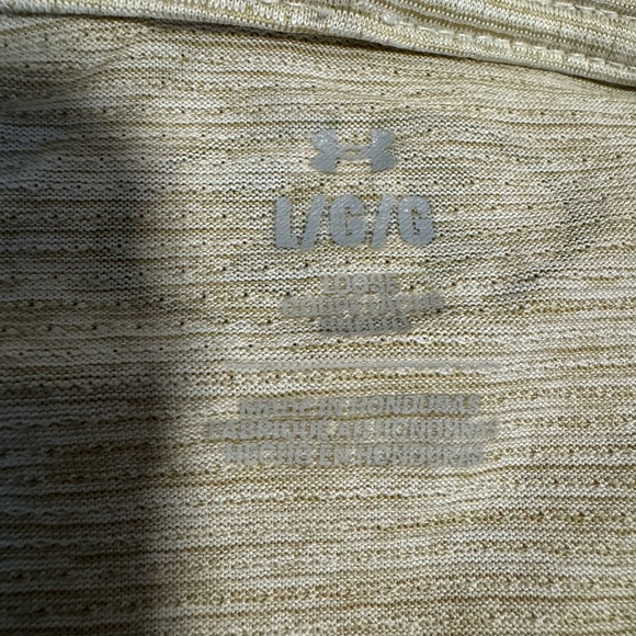 Under Armour Men’s Oat Colored Tech Vent 1/2 Zip Lightweight Jacket. Large. NWT - Picture 5 of 6